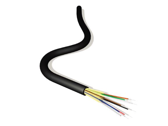 Optický kabel s vlákny OM4 a požární klasifikací B2ca